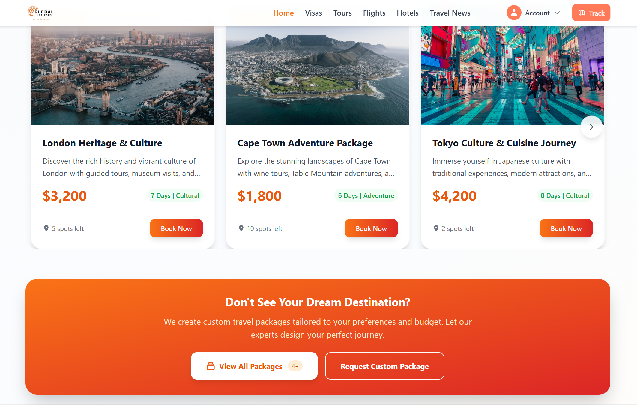 Global Horizons Travel and Tour